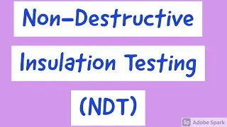 #NonDestructive#Insulation#Testing#NDT#HVE Non Destructive Insulation Test _ NDT _High Voltage Engg.