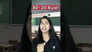 What is 80-20 Rule? | Shivani Vats