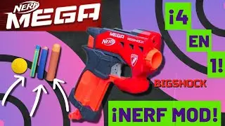 Nerf Mega Bigshock Reparaci&oacute;n y Modificaci&oacute;n #nerf #tutorial #mod