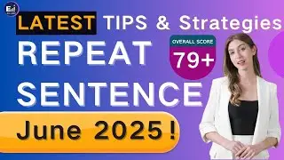 PTE Repeat Sentence Latest Tips&Strategies for 90 | Step by Step Guide | #pterepeatsentence #pte