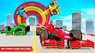Formula Ramp car stunts game #1,2,3 level - impossible car stunts 2020 gameplay 2020