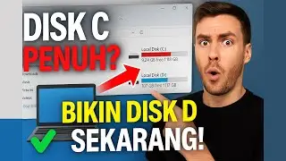Cara Membuat Local Disk D di Laptop & PC | Partisi SSD & HDD Mudah 2025