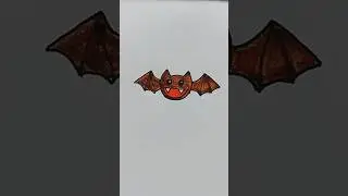 How to Draw a Bat #drawing