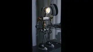 Meet FlexBot: The Poseable LED Robot Lamp for Your Desk