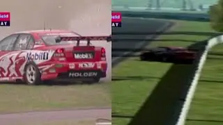 V8 Supercars The Skaife & Ingall EC 2003 Incident Real Life VS Video Game @SupercarsChampionship