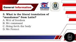 Civil Service Review                                                     General Information 