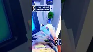 Withdrawing 25,000 AED Cash from an ENBD ATM! 💰💳 (How It Works 🤑)