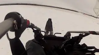 Trike on Ski Take-off | Flash Trike Mini 2+ PPG