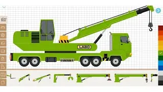 Labo Construction Truck | Front Crane Truck