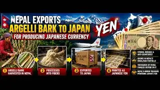 Nepal exports Argelli bark to Japan for producing Japanese currency ``Yen''   History in English