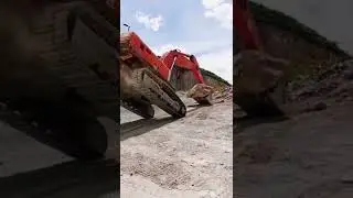 BACKHOE OPERATOR DOING AMAZING TRICKS, #SHORTS