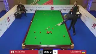 Decider Frame!Ryan Davies vs Iulian Boiko WSF Junior Open 2020!Trick Shots