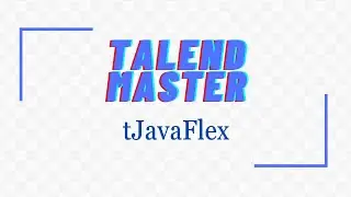 How to use tJavaFlex component in talend?