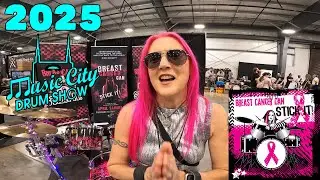 Music City Drum Show 2025 - Breast Cancer Can Stick it !!