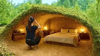 Luxury Underground Survival Home 🌿 | Hidden Earth House in Forest