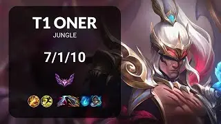 T1 Oner Lee Sin vs Zyra JUNGLE - KR MASTER Patch 15.1