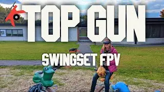 Top Gun Swingset FPV DJI Avata #kovaction #djiavata  #swingsetfpv