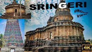 Sringeri temple || Sringeri Sharada Temple drone video || Sringeri temple || Sringeri tour video