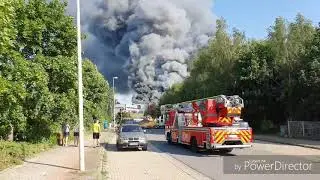 Großbrand Galvanotechnick Unterheinsdorf - 26.06.2019