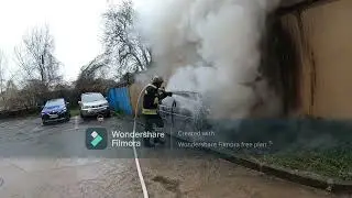 car fire