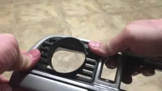 2002-2007 Subaru Impreza gauge pod insert installation