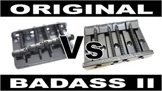 Bass Bridge Fender Original Vs Leo Quan Badass II