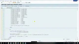 SAP + SQL Statements
