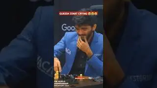Gukesh starts crying after becoming worldchesschampion😭😭#shorts#gukesh#worldchampion#chess#chesscom