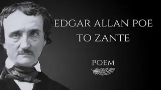 Edgar Allan POE-To Zante. The line of poem has been illustrated.