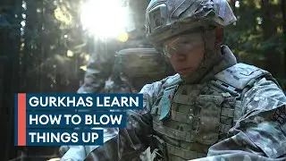 Gurkhas kick off with a bang in explosive start to life as an engineer