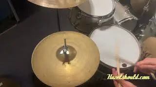 Vintage Zildjian 1950s Sizzle Hi Hats 13&rdquo; 559 648 g