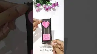 Friendship Day Gift Ideas Handmade | Chocolate Gift Wrapping Idea | Gift For Best Friend #shorts