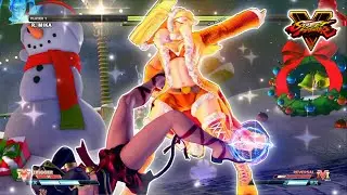R. Mika vs Menat (Highest Difficulty) | Street Fighter V: Champion Editon