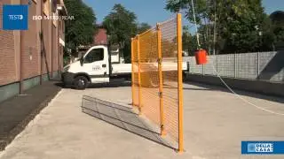 EASY BARRIER - Impact test from inside with a rigid body - ISO 14120