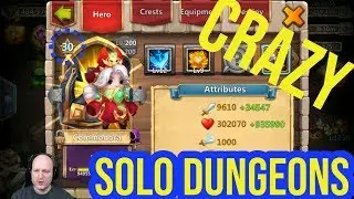 BT30 COMMODORA GAME PLAY. SOLO INSANE DUNGEONS.  CASTLE CLASH