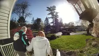Elderly Couple Slips and Falls Outside Front Door - 1498633
