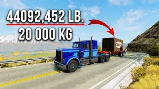 I'm carrying 20 tons of cargo up the mountain on a truck