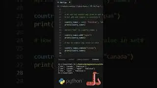 Python Sets We can not update any item in set but add and remove is possible best. #pythoncoder