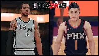 NBA 2K18 Gameplay Phoenix Suns vs San Antonio Spurs  (Alternate 