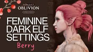 BEST DARK ELF Elder Scrolls IV OBLIVION BEAUTIFUL 