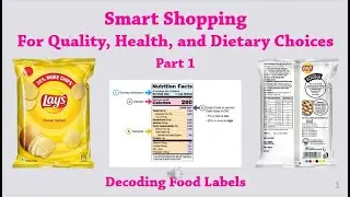 Smart Shopping Part 1 : For Quality, Health, and Dietary Choices : Decoding Food Labels