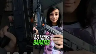 Airsoft de CO2 vs EL&Eacute;TRICA (as mais baratas)