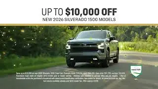 Get up to $10,000 Off New Chevy Silverado 1500s at Master Chevrolet