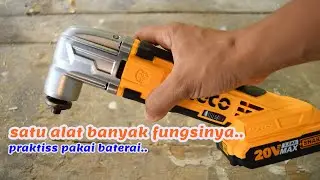 Review dan test mesin oskilasi cordless termurah - INGCO CMLI2001 OSCILLATING MULTI TOOL