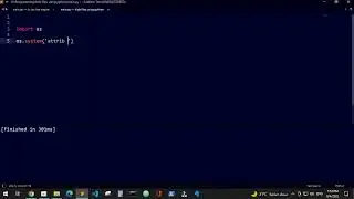 hide files using python