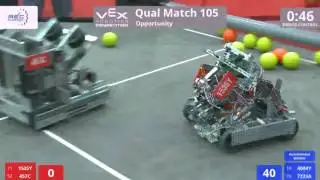 VEX Worlds 2016 - VRC Middle School - Opportunity - Qual 105 (1535Y 457C) 137 vs 162 (4004Y 7233A)