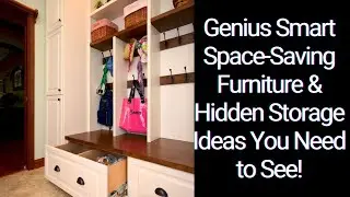 Genius Smart Space Saving Furniture & Hidden Storage Ideas You Need to See!