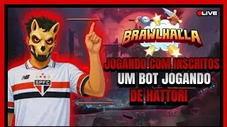 Live de Brawlhalla - um bot jogando com os inscrito bora jogar galera