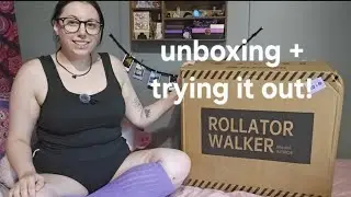 My New Rollator is Here! ♡ #unboxing #rollator #mobilityaid #disabled #disabledcreator
