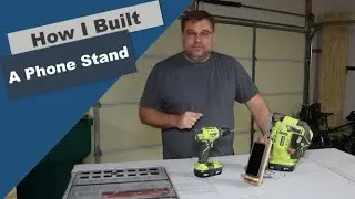 How I built a simple Phone Stand